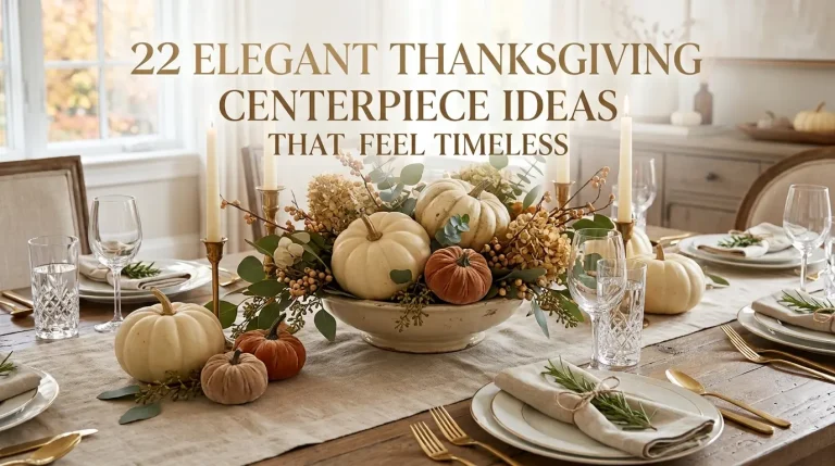 22 Elegant Thanksgiving Centerpiece Ideas That Feel Timeless