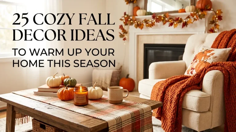 25 Cozy Fall Decor Ideas to Warm Up Your Home This Season