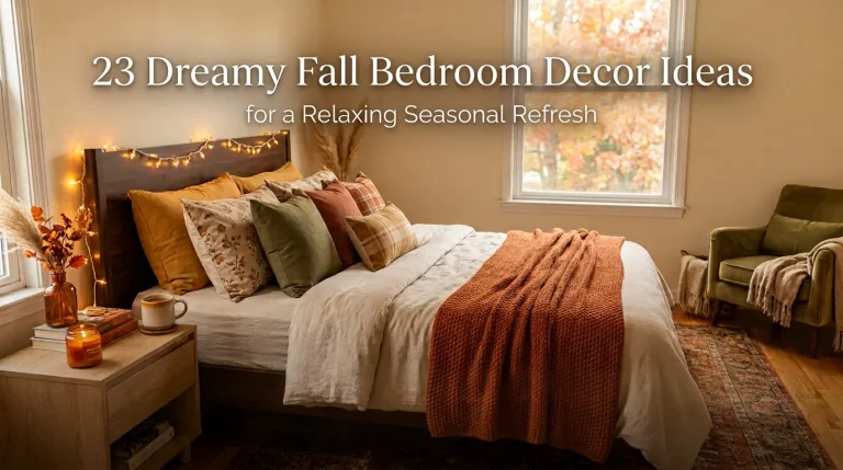 23 Dreamy Fall Bedroom Decor Ideas for a Relaxing Seasonal Refresh
